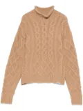 HUGO cable-knit sweater - Neutrals