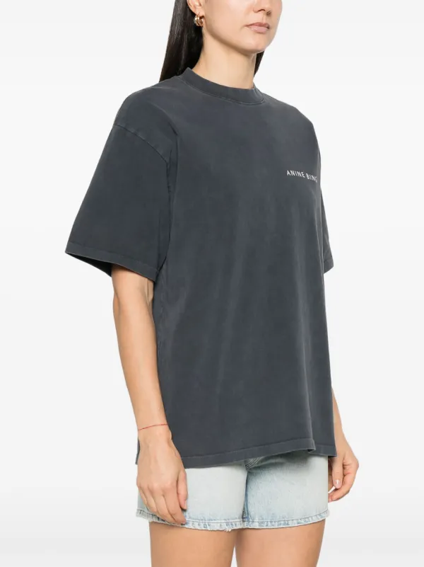 ANINE BING Kent Tシャツ | グレー | FARFETCH JP