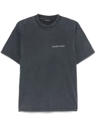 ANINE BING Kent Tシャツ | グレー | FARFETCH JP
