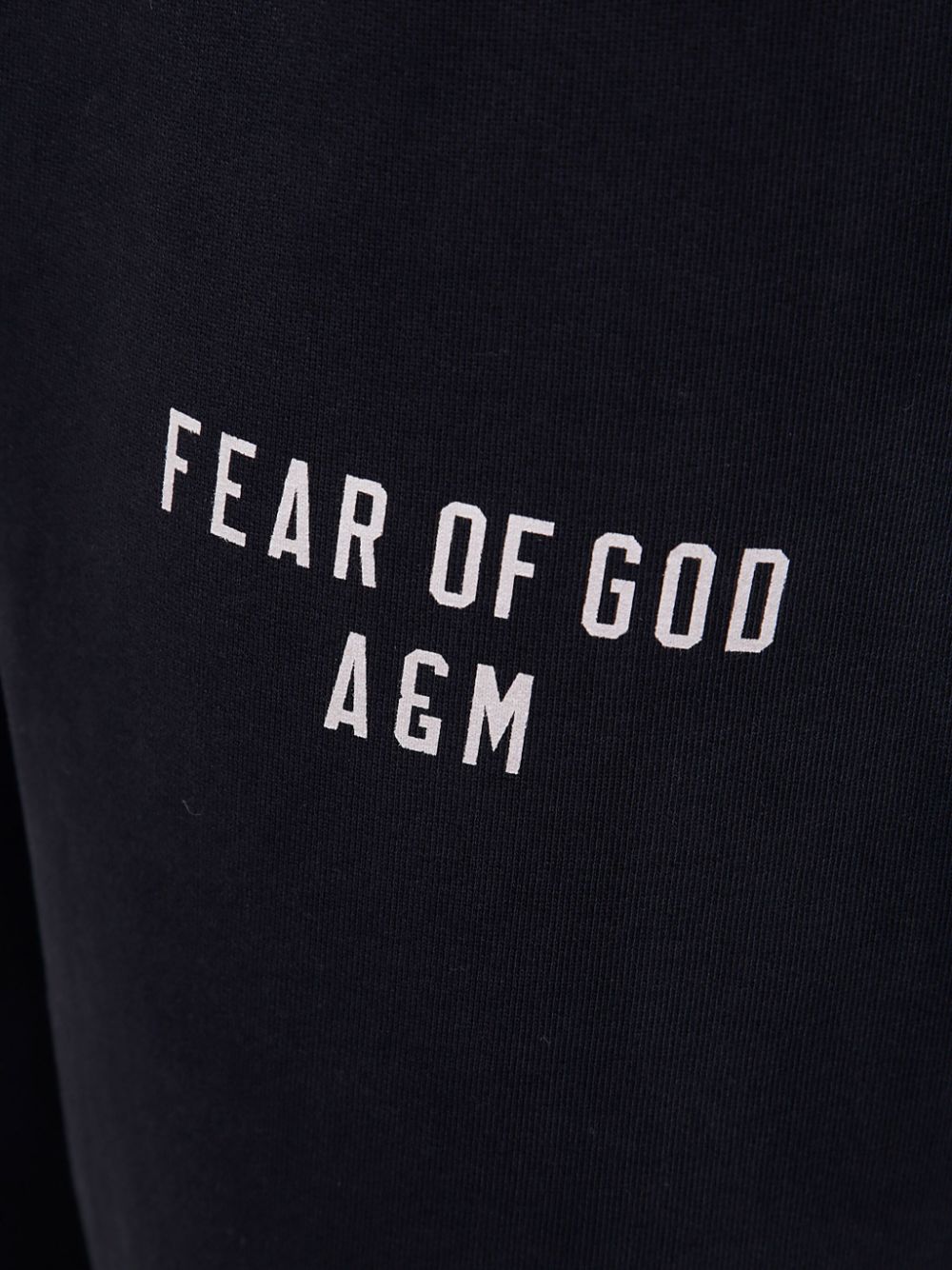 FEAR OF GOD ESSENTIALS Trainingsbroek met logoprint Zwart