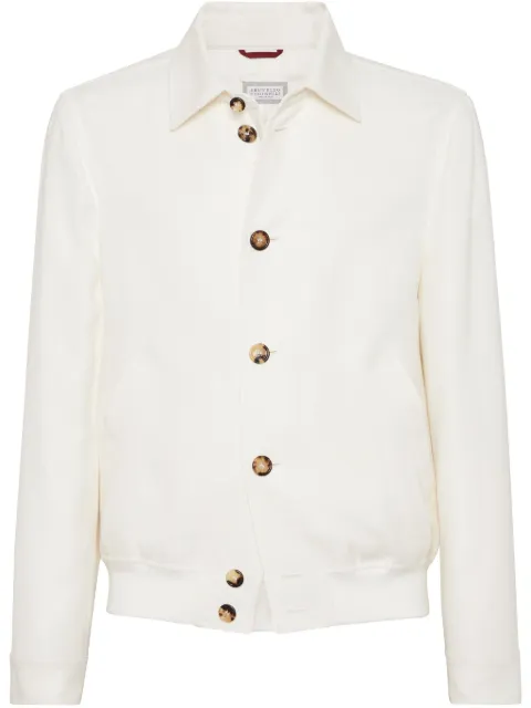 Brunello Cucinelli twill shirt jacket