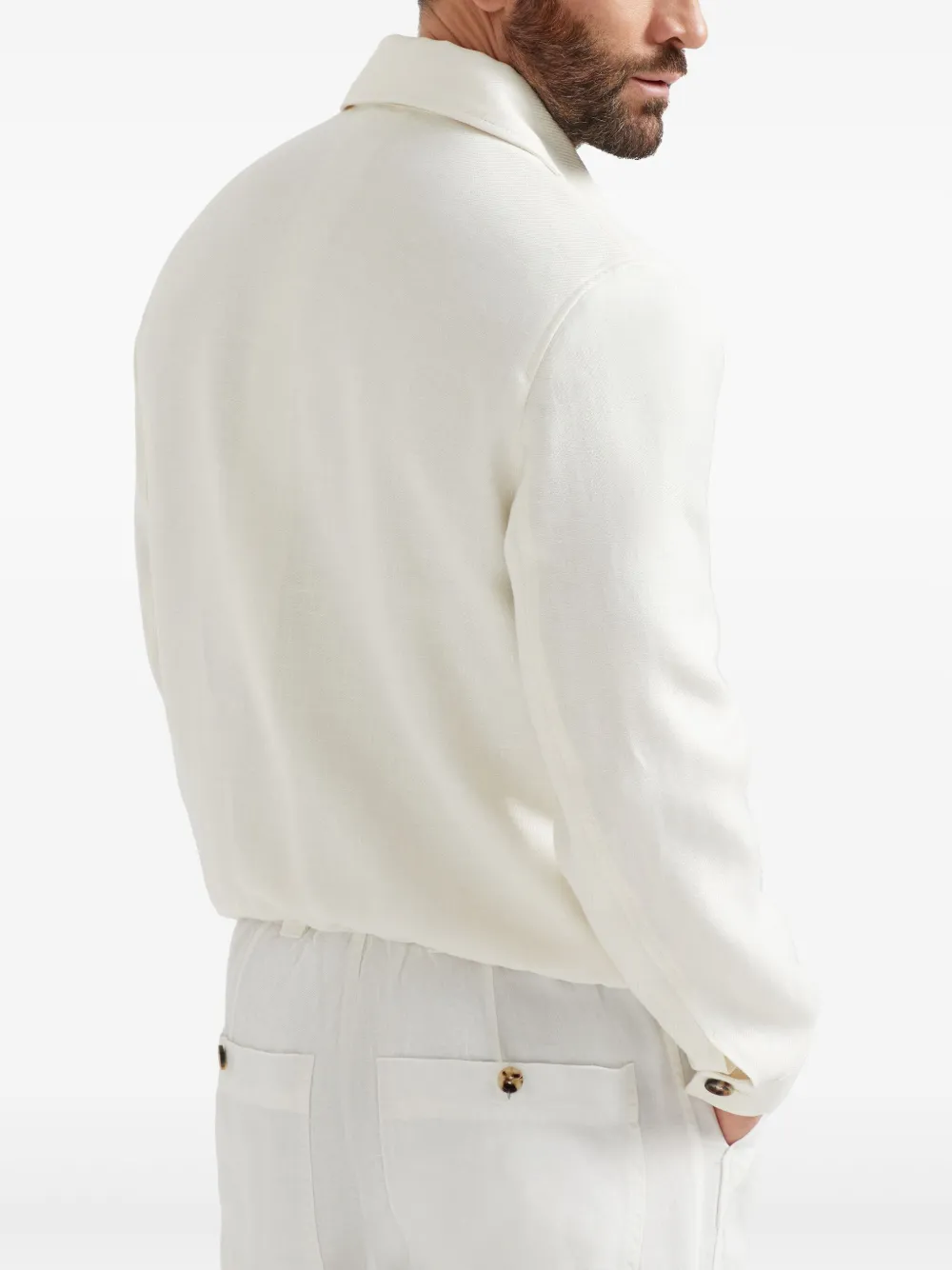 Brunello Cucinelli Twill shirtjack Beige
