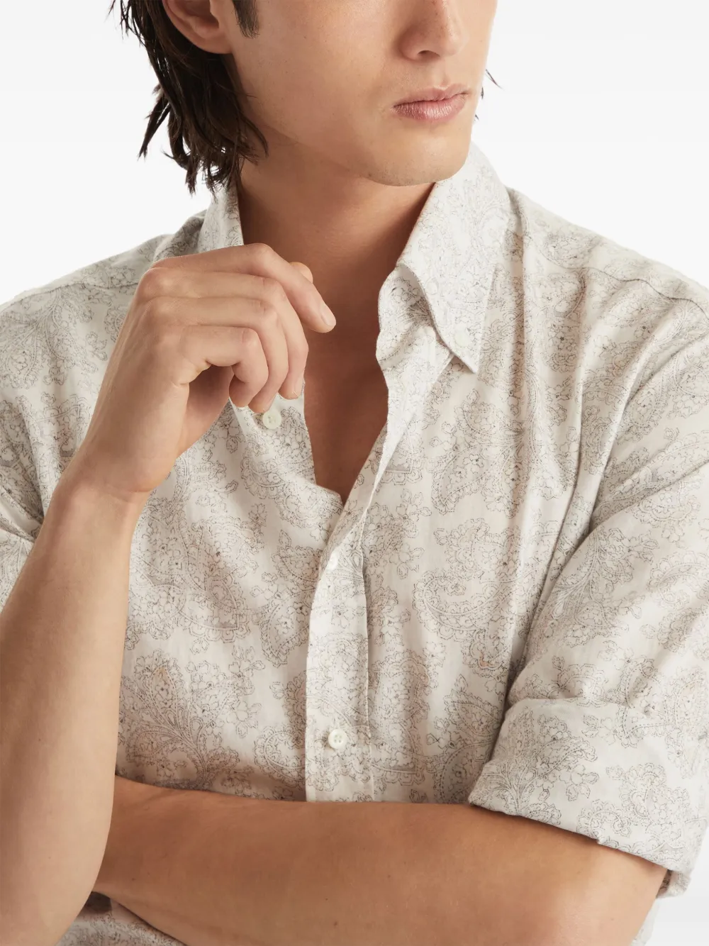 Brunello Cucinelli Button-down overhemd Wit