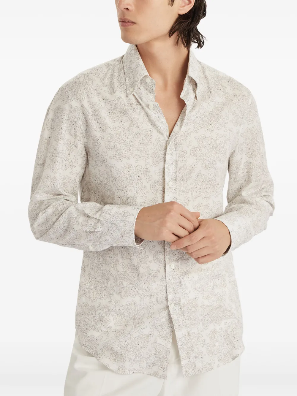 Brunello Cucinelli Button-down overhemd Wit