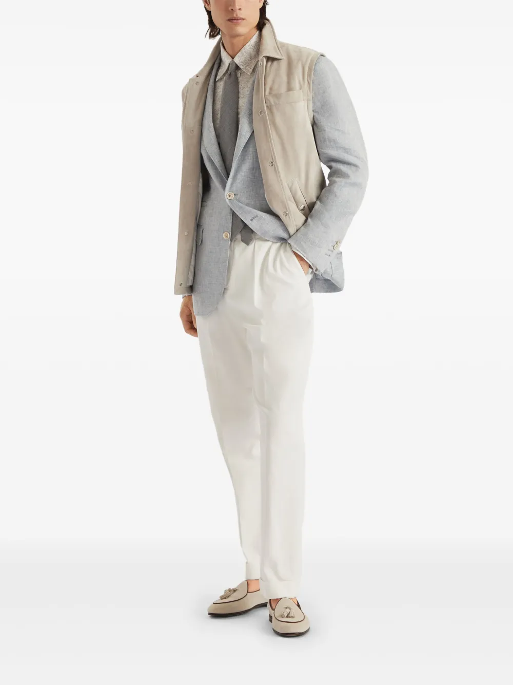 Brunello Cucinelli Button-down overhemd - Wit