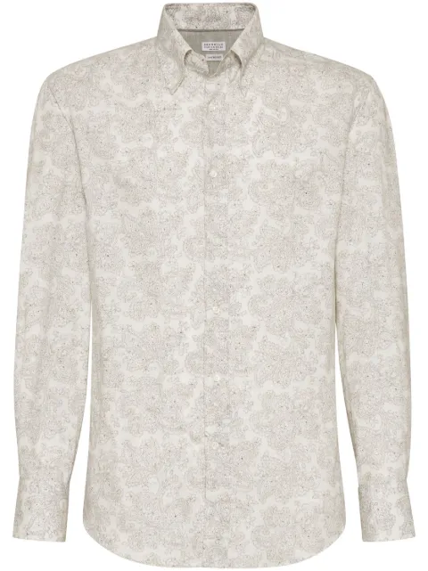 Brunello Cucinelli camisa con botones