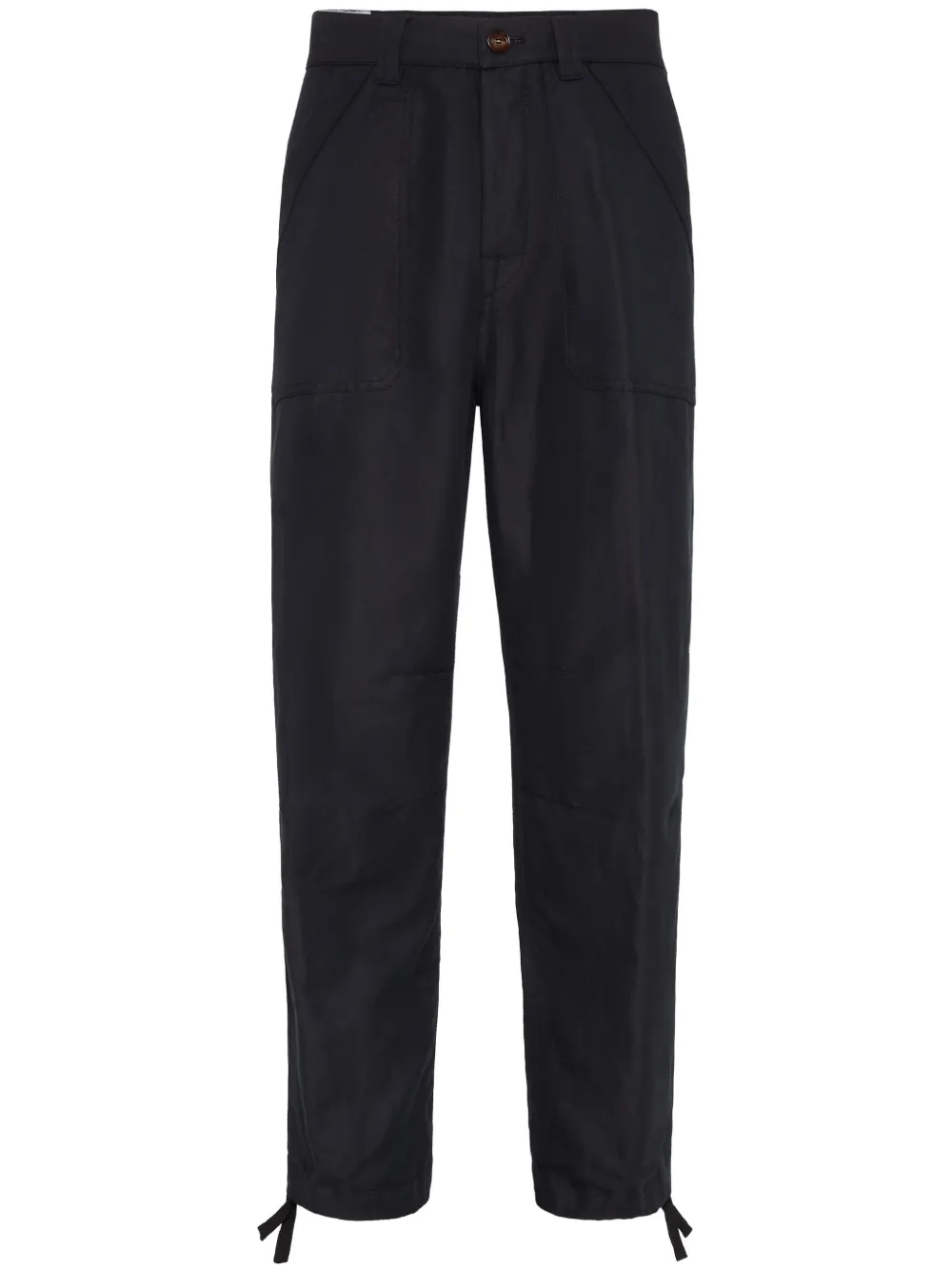 Brunello Cucinelli tapered-leg trousers | Black | Image 1