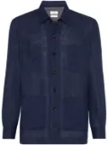 Brunello Cucinelli linen shirt - Blue