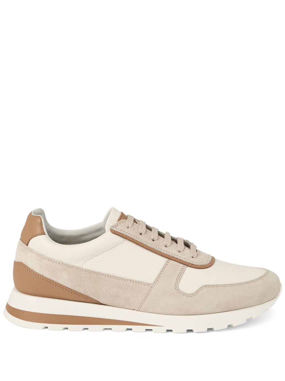 Brunello Cucinelli panelled sneakers Neutrals