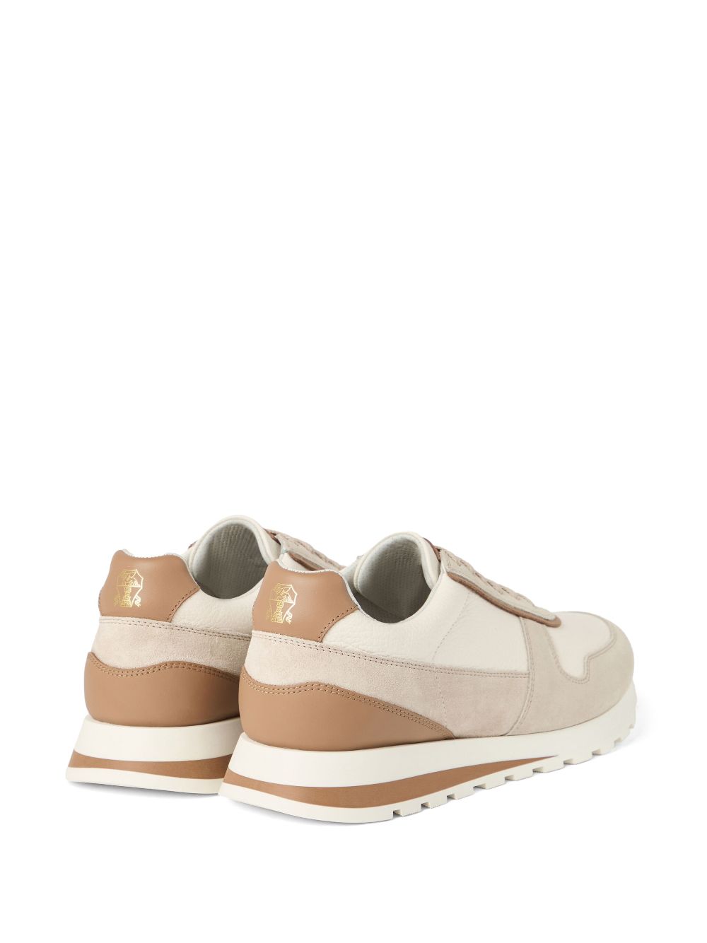 Brunello Cucinelli panelled sneakers Neutrals