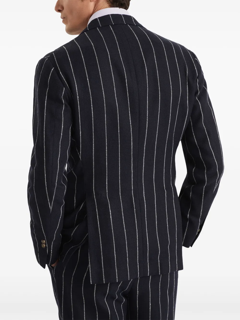 Brunello Cucinelli Cavallo blazer Blauw