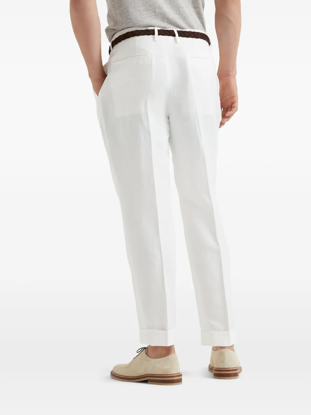 Brunello Cucinelli Plooibroek Wit