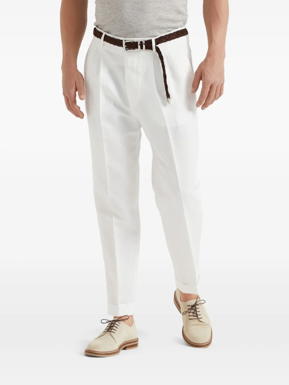 Brunello Cucinelli Plooibroek Wit