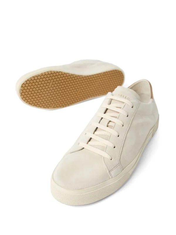スニーカー BRUNELLO CUCINELLI Suede sneakers Beige MZUCHHP330 BRUNELLO CUCINELLI Vulky Suede Sneakers for Men | MR PORTER