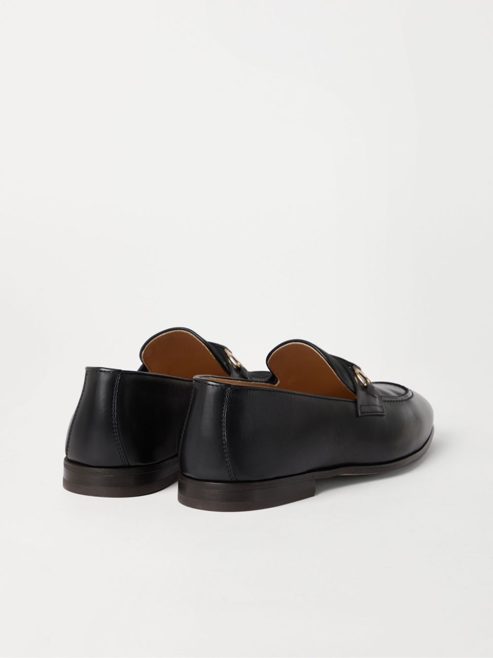 Brunello Cucinelli Leren loafers Zwart