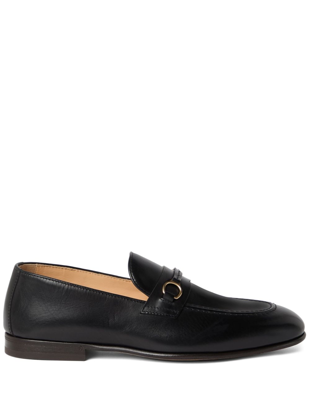 Brunello Cucinelli Leren loafers Zwart