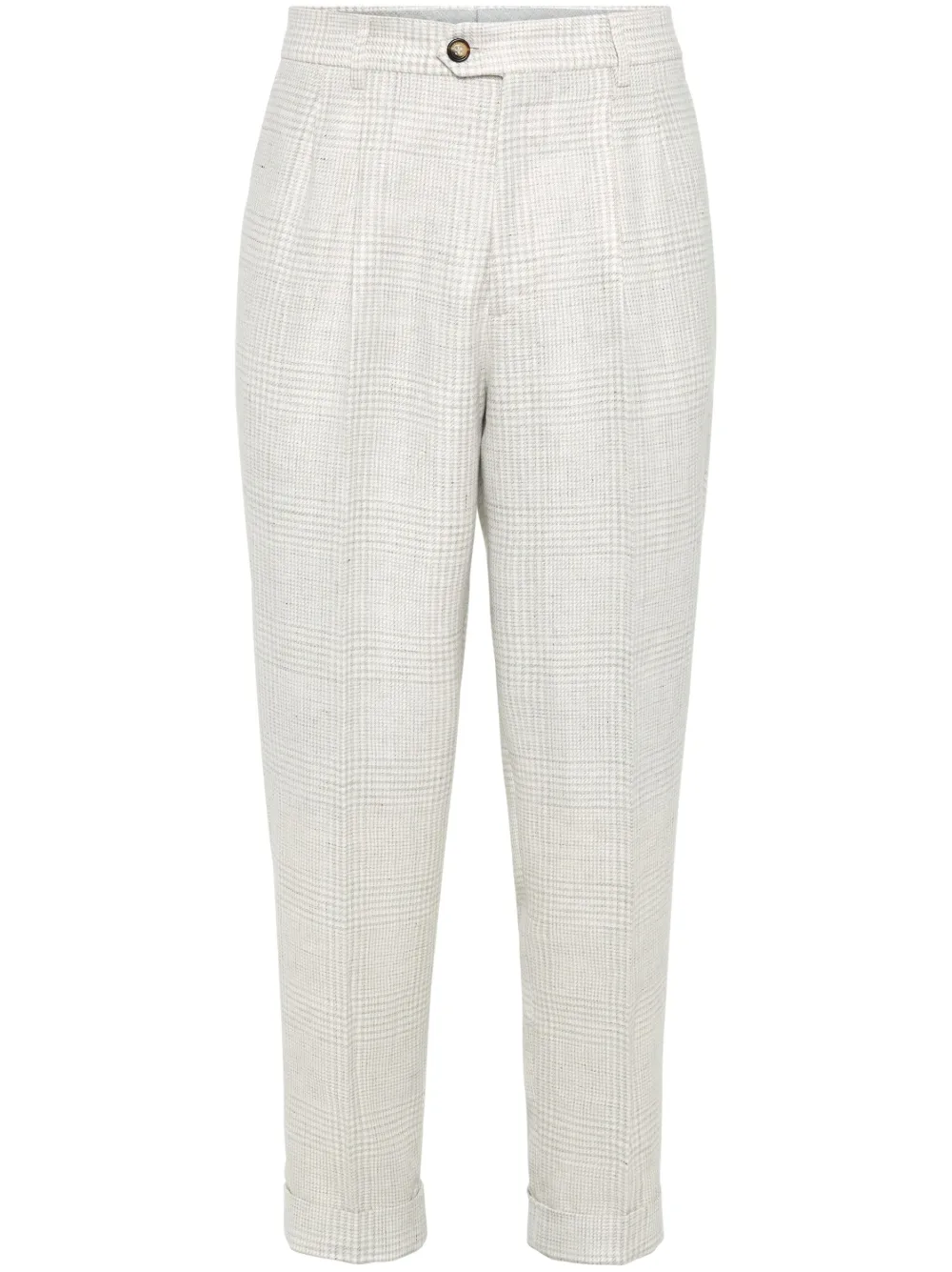Brunello Cucinelli pleat-detail trousers | White | Image 1