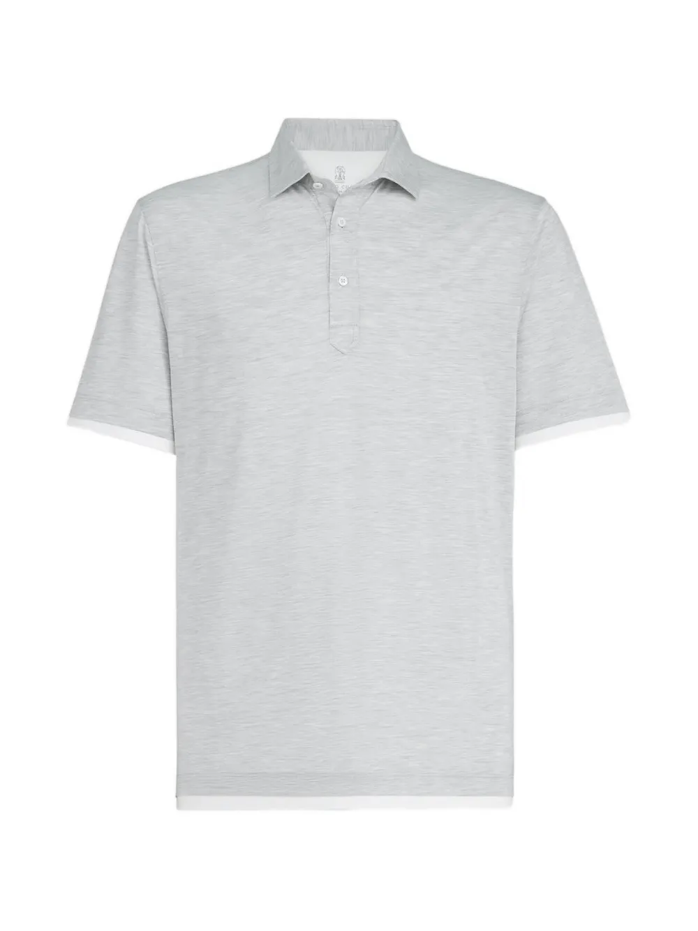Brunello Cucinelli layered polo shirt