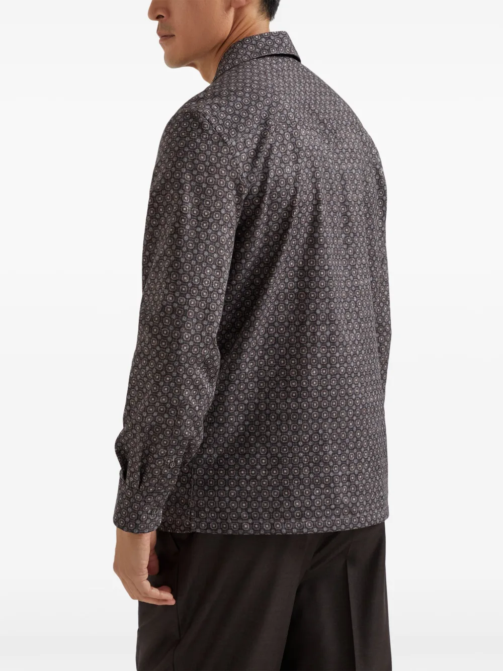 Brunello Cucinelli Overhemd met kraag Bruin