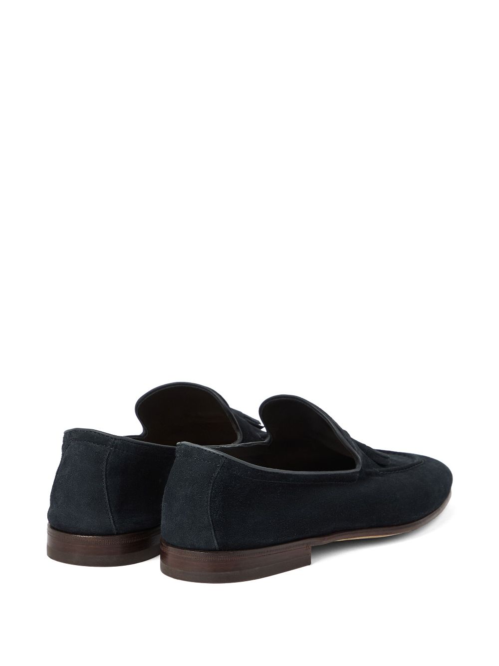 Brunello Cucinelli suede loafers Blue