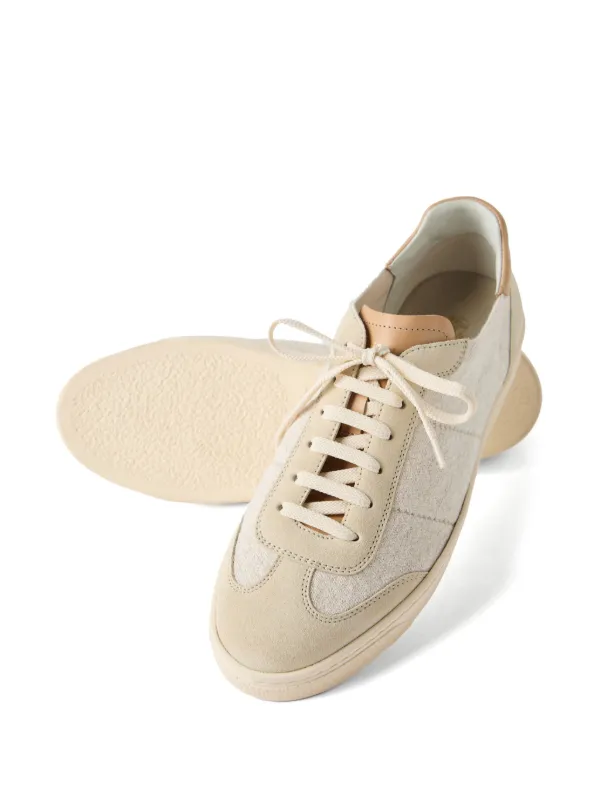 Brunello Cucinelli Knitted Sneakers | Neutrals | FARFETCH