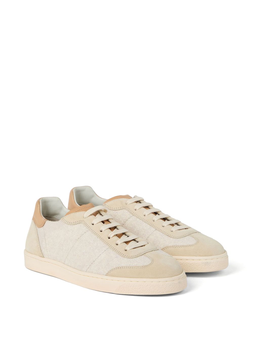 Brunello Cucinelli knitted sneakers Neutrals