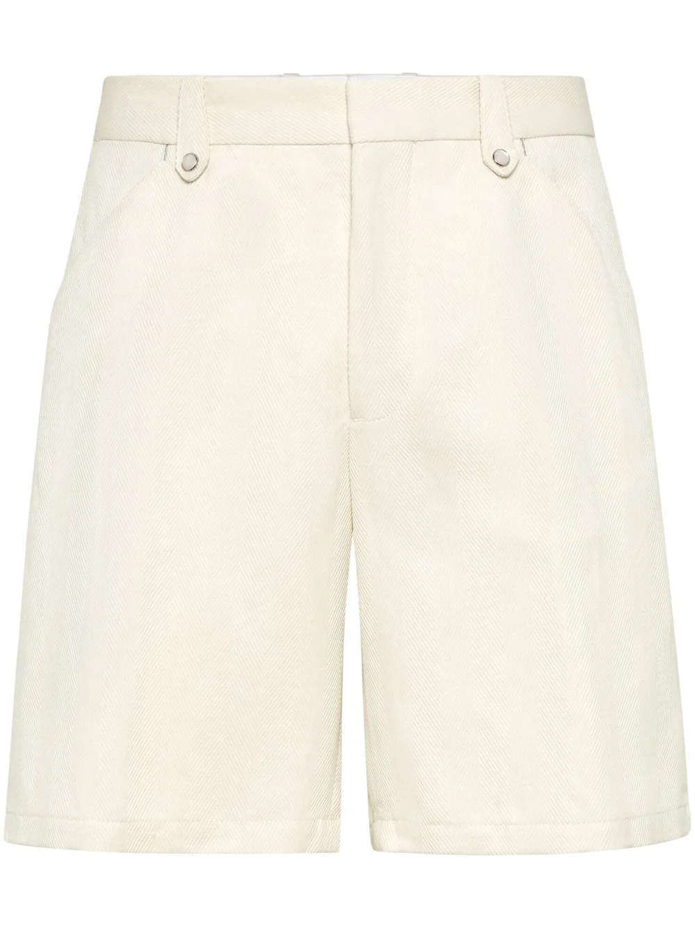 Brunello Cucinelli chevron bermuda shorts | Neutrals | Image 1