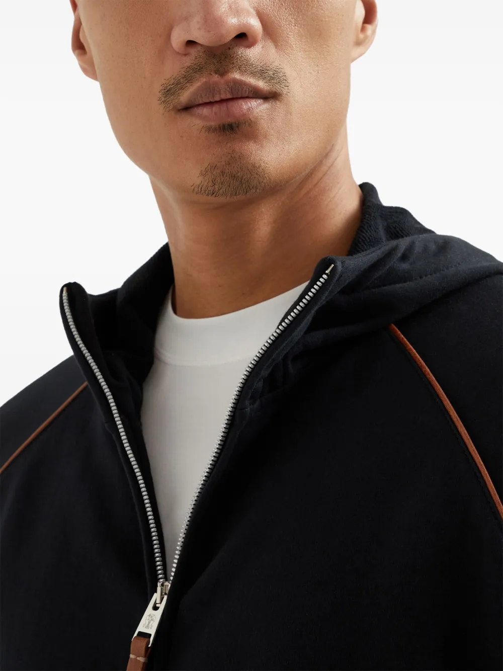 Brunello Cucinelli Sweater met capuchon Zwart