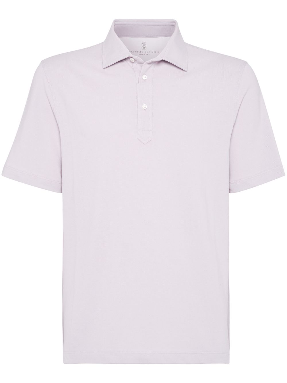 Brunello Cucinelli piqué polo shirt - Purple