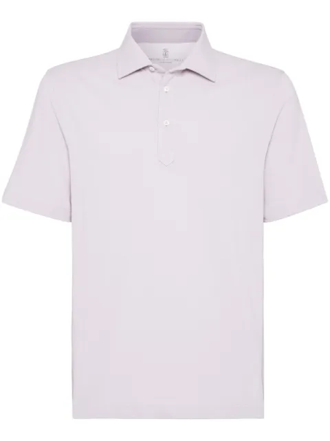 Brunello Cucinelli playera tipo polo de piqué
