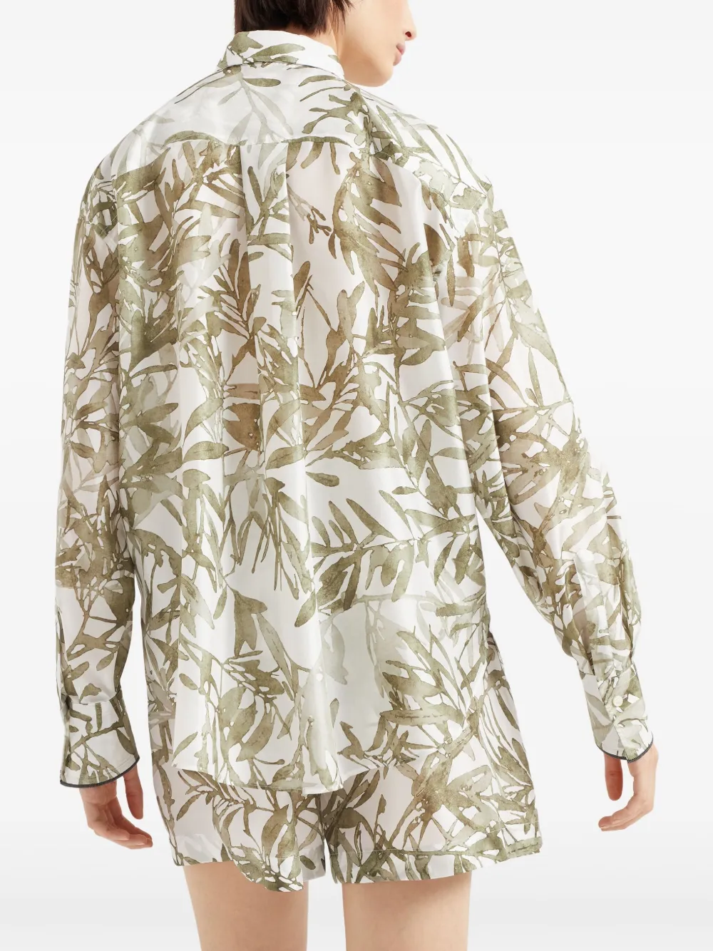 BRUNELLO CUCINELLI SILK SHIRT