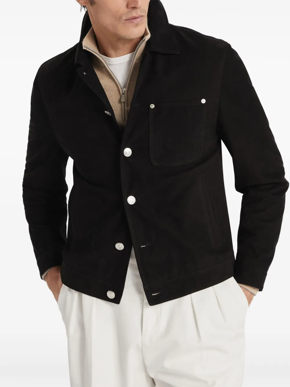 Brunello Cucinelli Shirtjack - Zwart