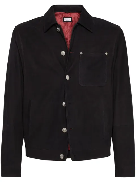 Brunello Cucinelli sobrecamisa estilo abrigo