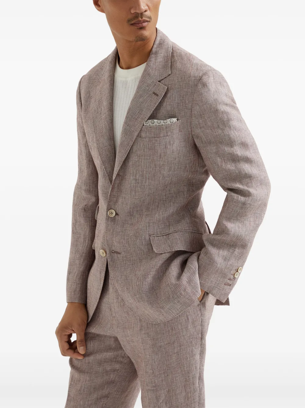 Brunello Cucinelli Cavallo blazer Grijs