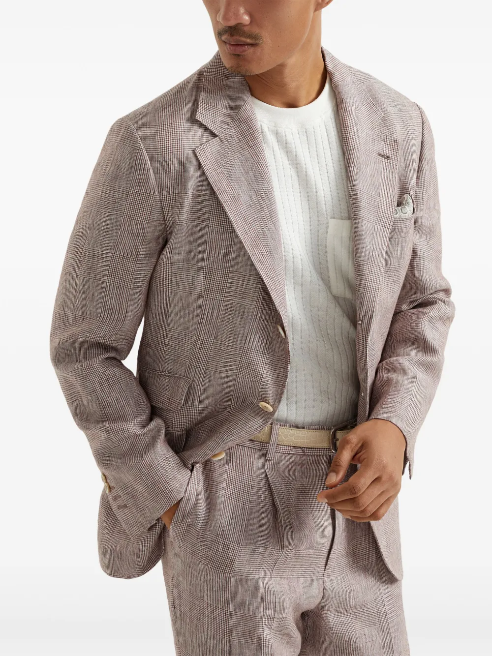 Brunello Cucinelli Cavallo blazer - Grijs