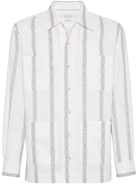 Brunello Cucinelli camisa Easy Fit