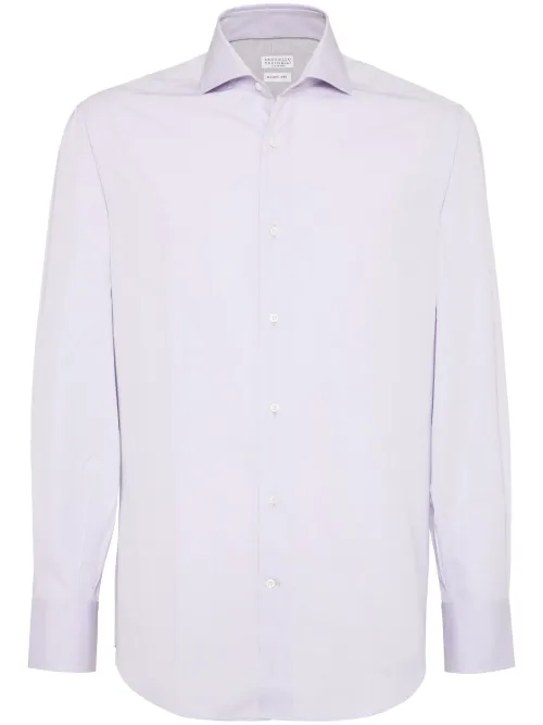 Chemise à boutonnière sur le devant - Brunello Cucinelli - Modalova
