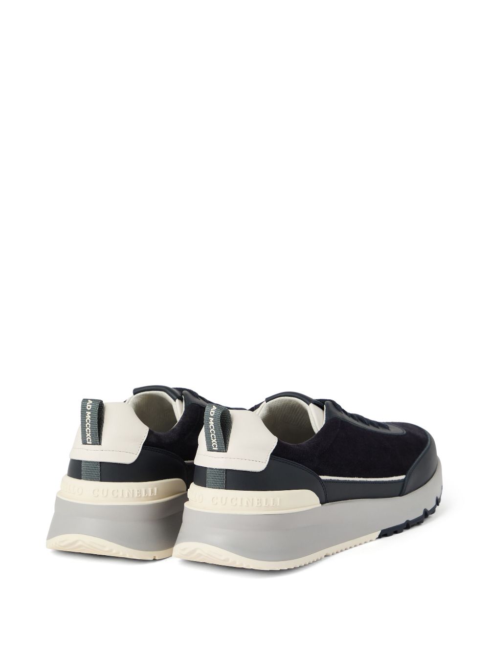 Brunello Cucinelli panelled sneakers Black