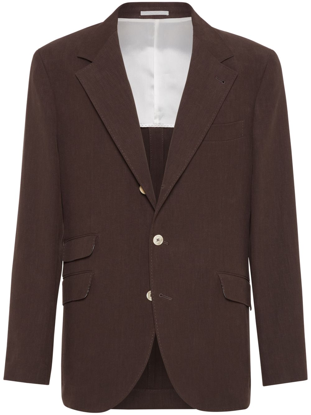 Brunello Cucinelli Cavallo blazer - Brown