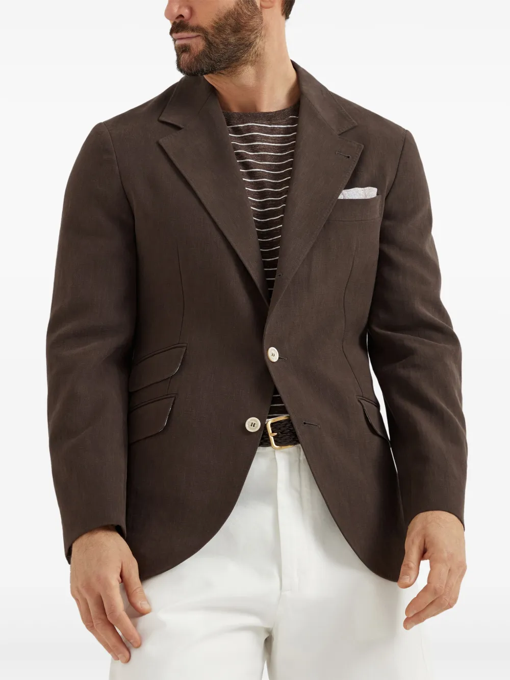 Brunello Cucinelli Cavallo blazer Bruin