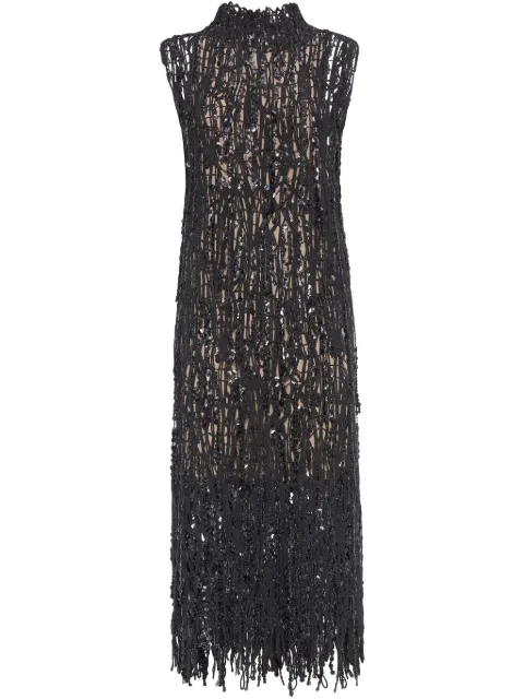 Brunello Cucinelli vestido Dazzling Abstract