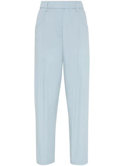 Brunello Cucinelli Monili chain-detail straight-leg trousers 