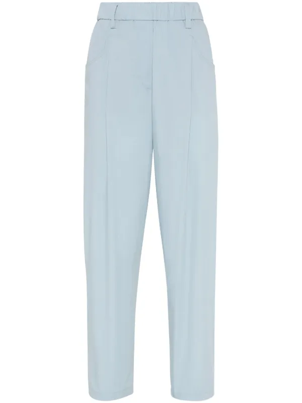 Brunello Cucinelli モニーレチェーンディテール ストレートパンツ