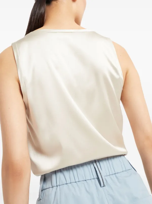 Brunello Cucinelli モニーレチェーンディテール ストレートパンツ