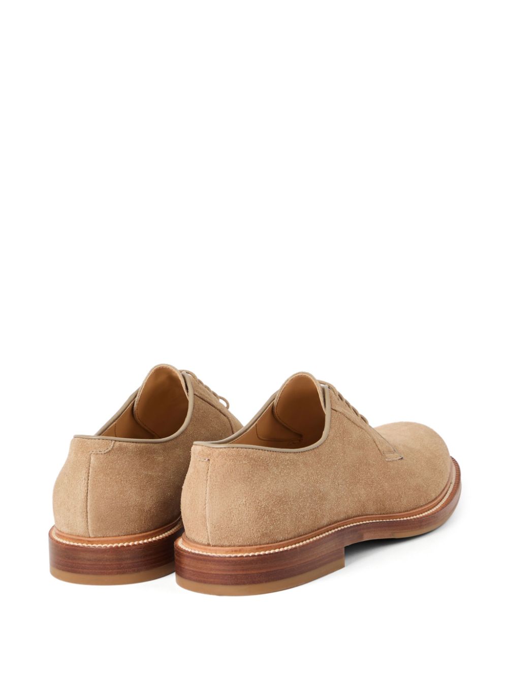 Brunello Cucinelli suede derbu shoes Brown