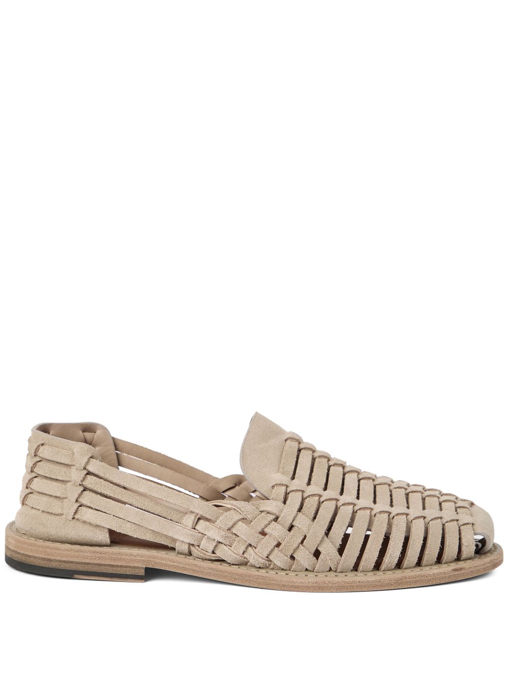 Brunello Cucinelli suede sandals Neutrals