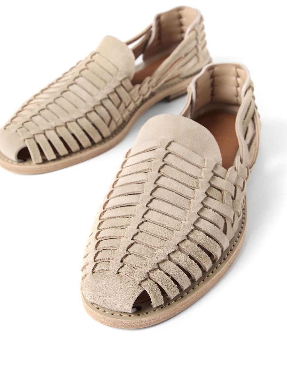 Brunello Cucinelli suede sandals Neutrals