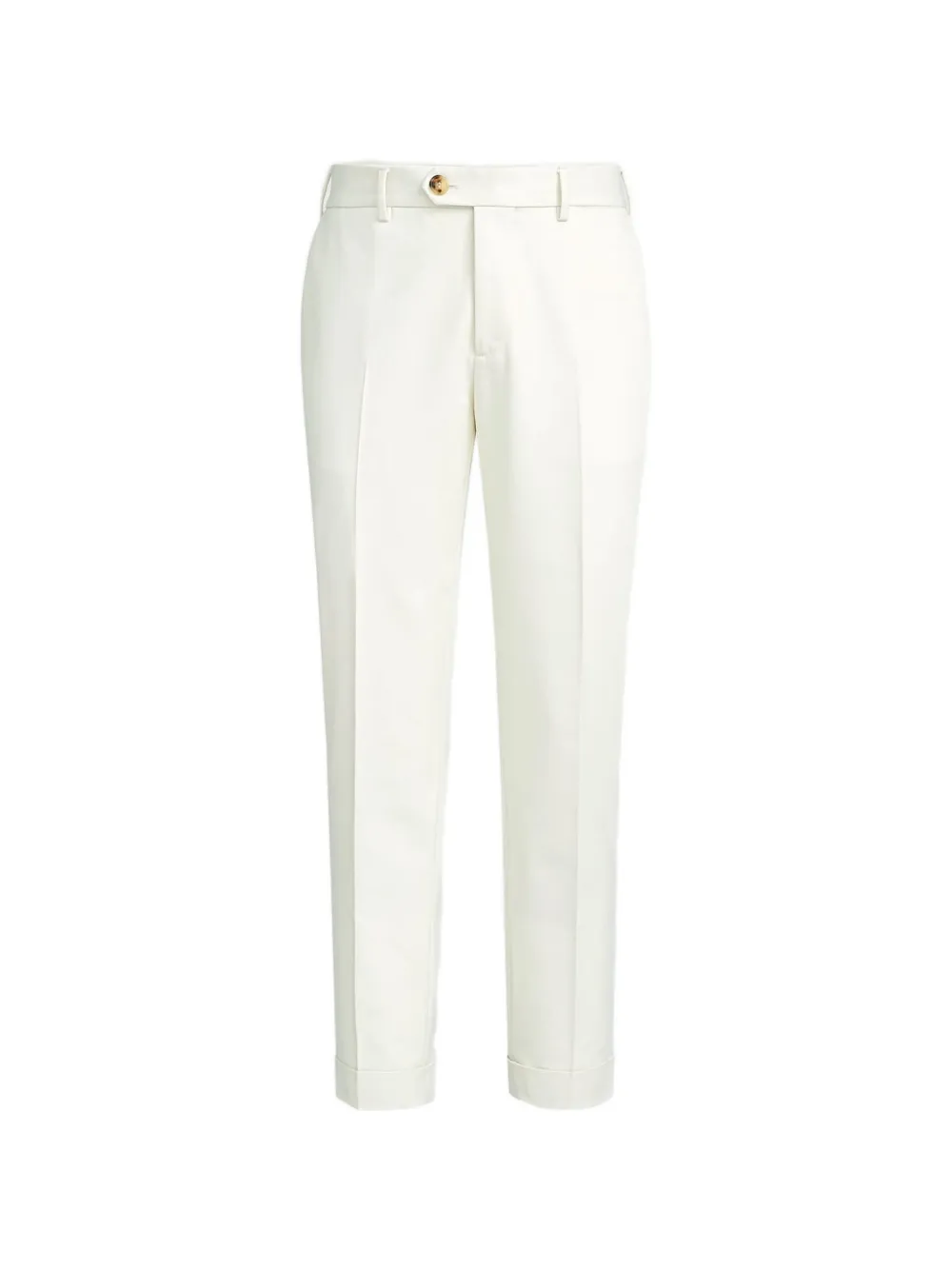 Brunello Cucinelli gabardine trousers - White