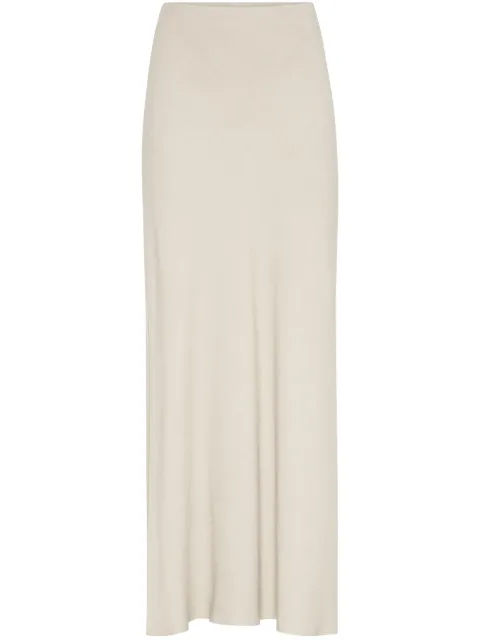 Brunello Cucinelli bias-cut maxi skirt