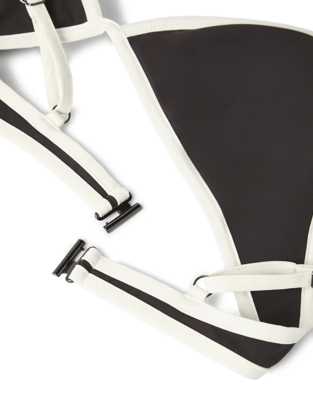 Brunello Cucinelli Bikinitop met contrasterende afwerking Bruin